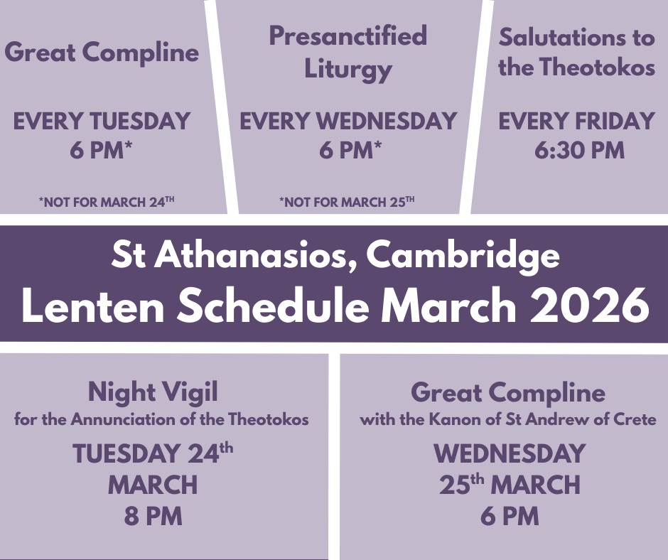services for Lent 2026